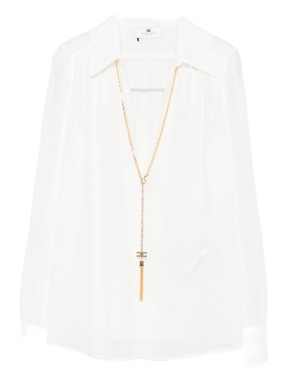 Elisabetta Franchi Shirts Ivory CA13357E2360 (Elisabetta Franchi / シャツ・ブラウス ) | Elisabetta Franchi (エリザベッタ フランキ)