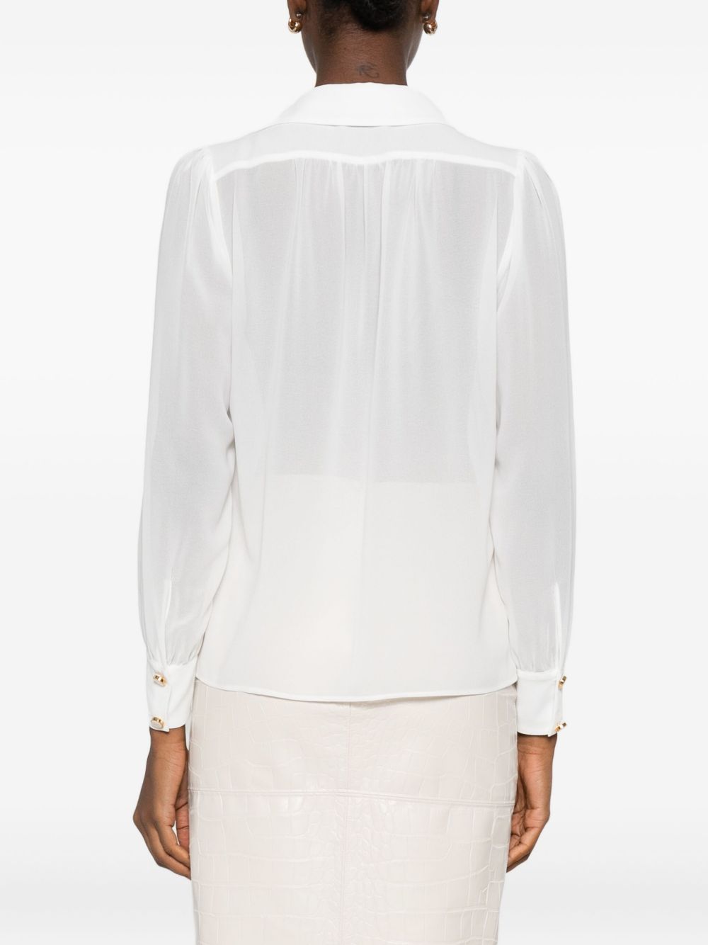 Elisabetta Franchi Shirts Ivory CA13357E2360 (Elisabetta Franchi / シャツ・ブラウス ) | Elisabetta Franchi (エリザベッタ フランキ)(1)