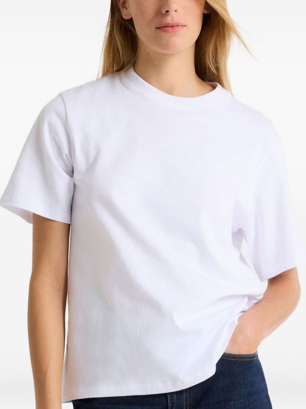 Majestic T-shirts and Polos White M406FTS787COLROND001 (MAJESTIC FILATURES / Tシャツ・カットソー ) | MAJESTIC FILATURES (マジェスティック フィラチュール)(2)