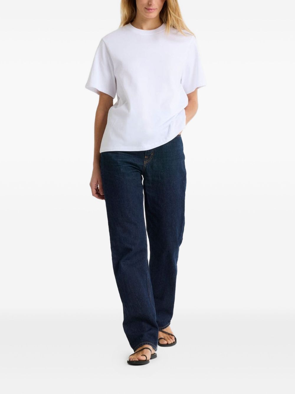 Majestic T-shirts and Polos White M406FTS787COLROND001 (MAJESTIC FILATURES / Tシャツ・カットソー ) | MAJESTIC FILATURES (マジェスティック フィラチュール)(5)