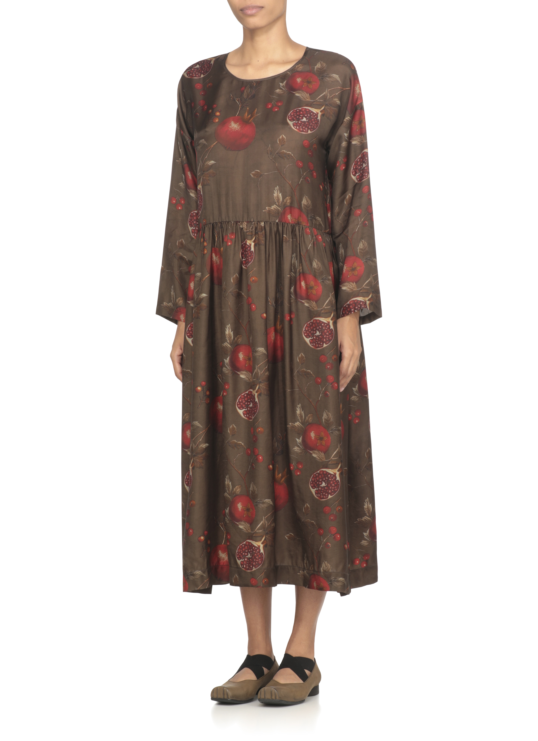 Uma Wang Dresses Brown UP5017UW067BROWNRED (UMA WANG / ワンピース・ドレス・オールインワン ) | UMA WANG (ユマ ワン)(1)