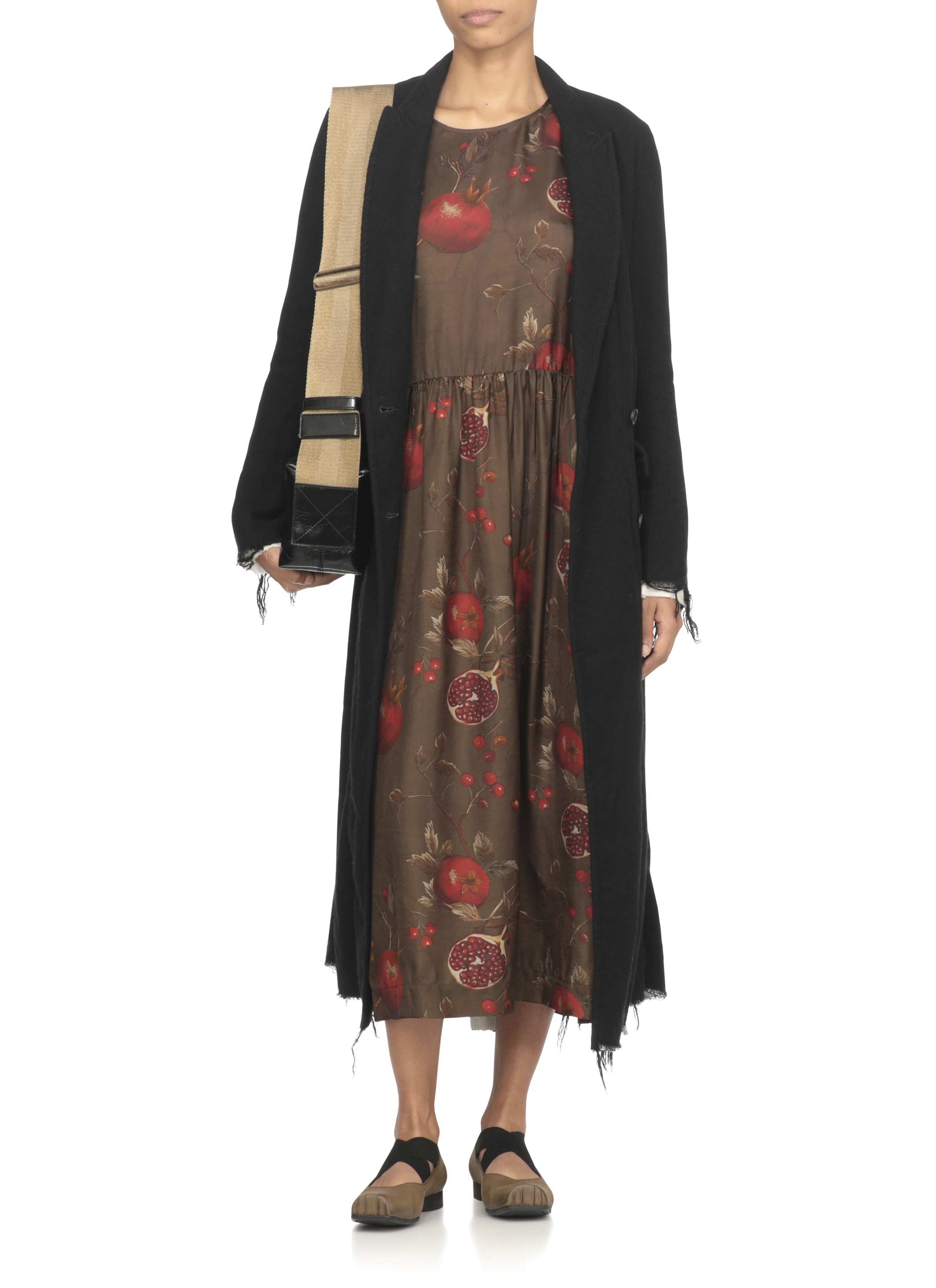 Uma Wang Dresses Brown UP5017UW067BROWNRED (UMA WANG / ワンピース・ドレス・オールインワン ) | UMA WANG (ユマ ワン)(4)