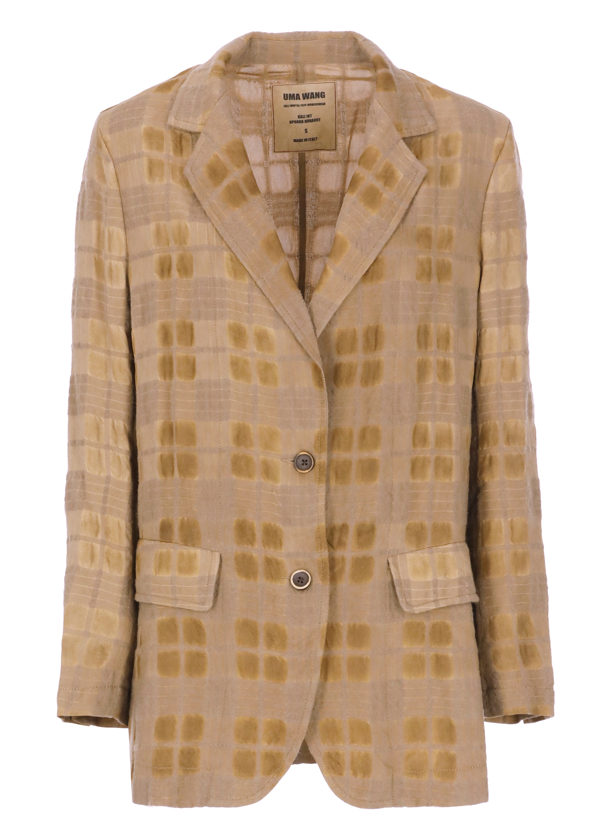 Uma Wang Jackets Beige UP6008UW240MUSTARD (UMA WANG / ブレザー・ジャケット ) | UMA WANG (ユマ ワン)