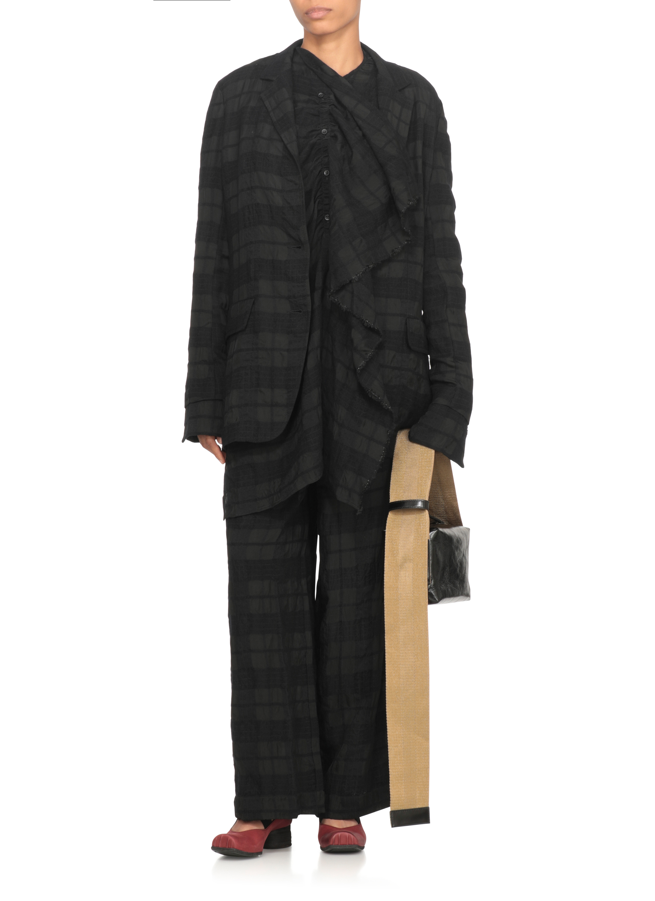 Uma Wang Shirts Black UP1007UW900BLACK (UMA WANG / シャツ・ブラウス ) | UMA WANG (ユマ ワン)(4)