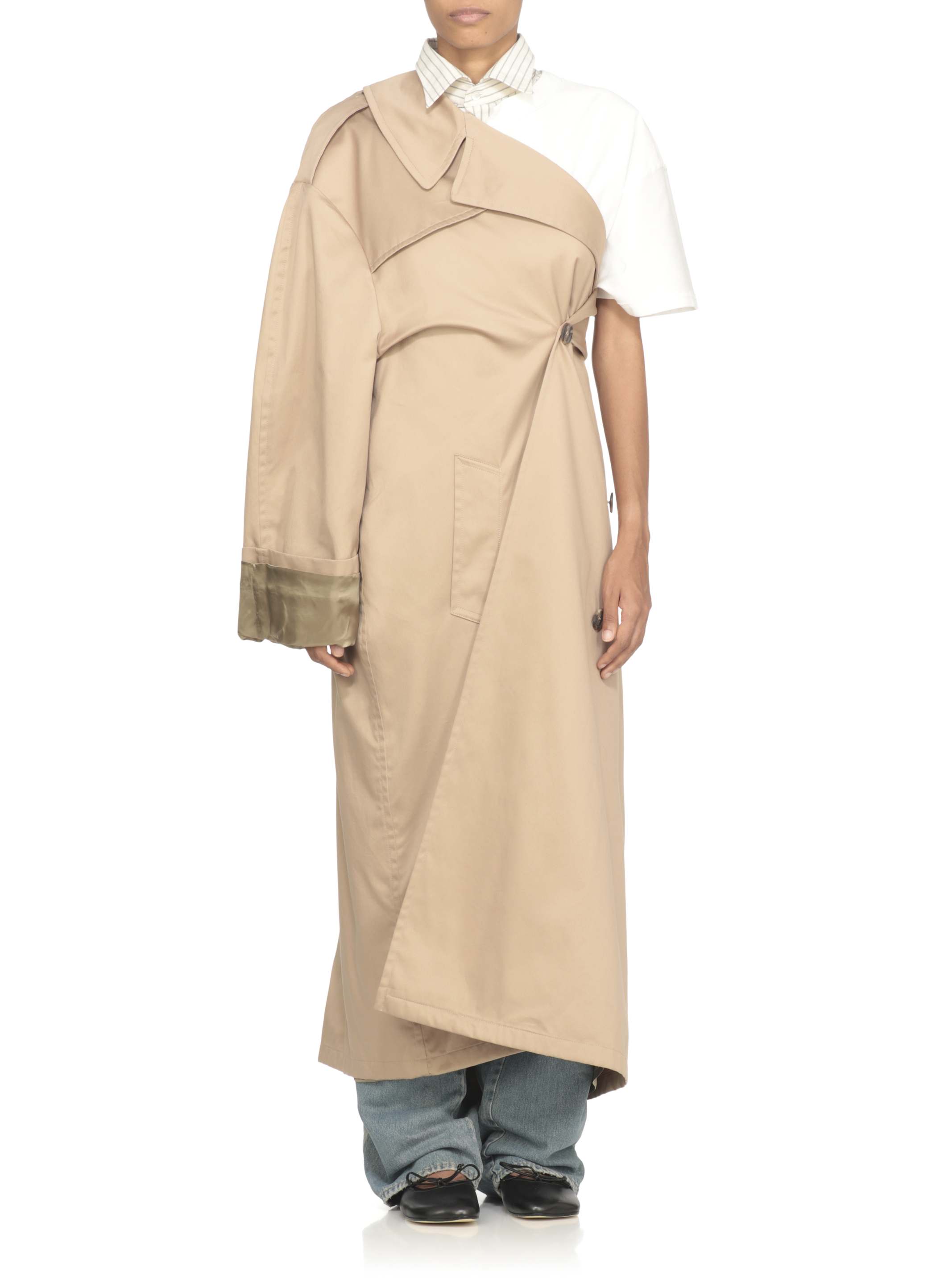 MM6 Maison Margiela Coats Beige S52AH0081M35368115 (MM6 Maison Margiela / コート ) | MM6 Maison Margiela (エムエムシックス)(4)