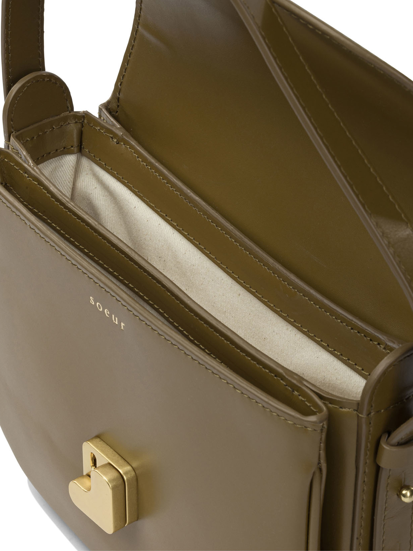 "Bellissima" crossbody bag SEM1615BELLIMINBRO0125S (soeur / ハンドバッグ・ショルダーバッグ ) | soeur (スール)(4)