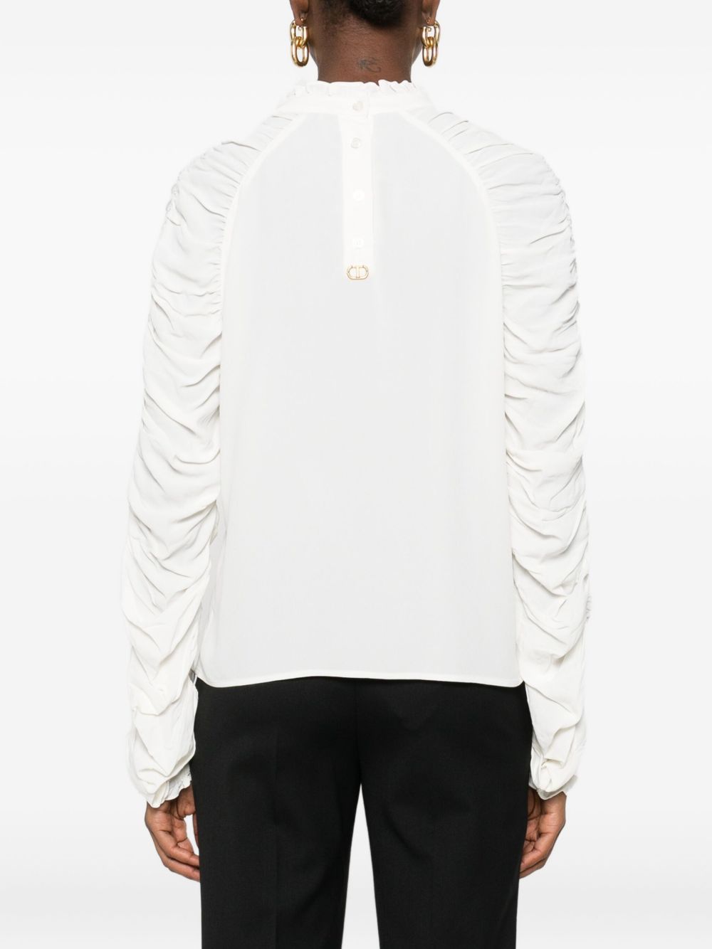 Twin-set Shirts White 252TT241000282 (TWINSET / シャツ・ブラウス ) | TWINSET (ツインセット)(1)