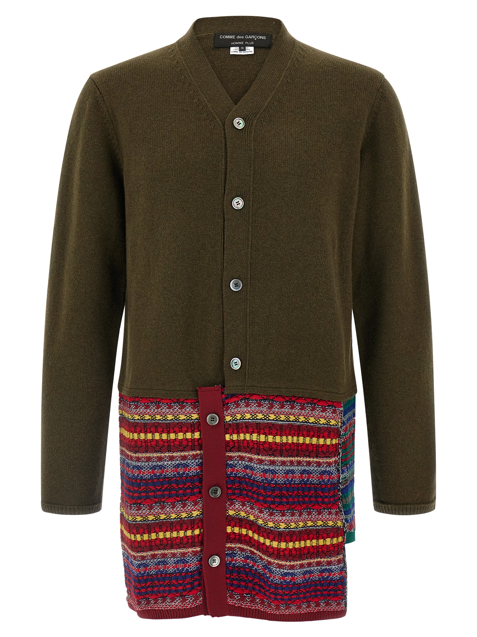 Jacquard insert cardigan PPN0031 (Comme Des Garçons Homme Plus / ニット・セーター・カーディガン ) | Comme Des Garçons Homme Plus (コムデギャルソン オムプリュス)