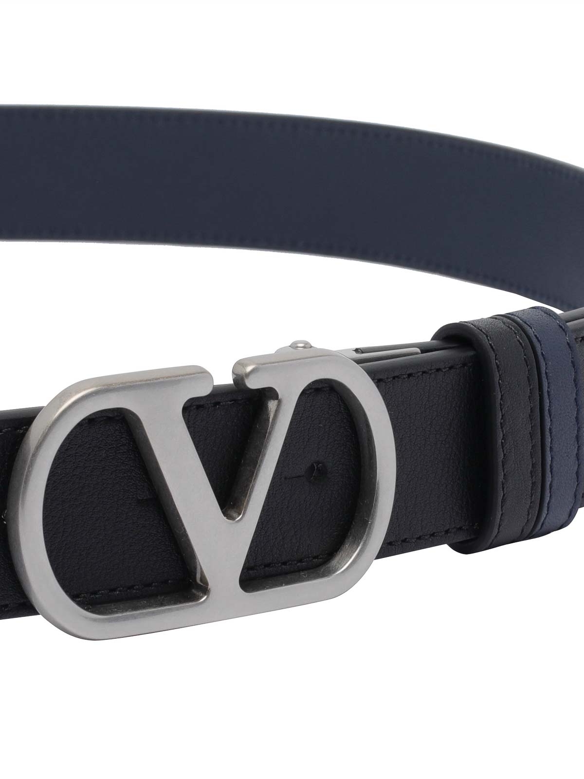 Black Reversible Vlogo Signature Belt T0SQ3UPCM77 (Valentino Garavani / ベルト・サスペンダー ) | Valentino Garavani (ヴァレンティノ)(1)