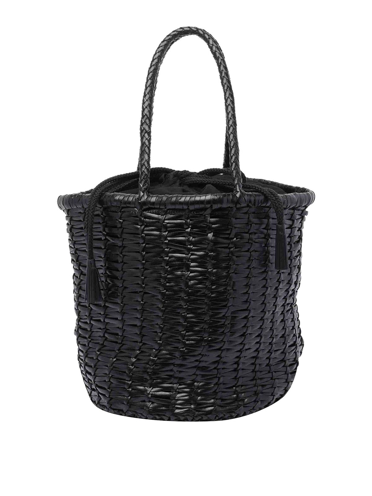 Black Large Lina Bucket Bag 8705BLACK (dragon DIFFUSION / ハンドバッグ・ショルダーバッグ ) | dragon DIFFUSION (ドラゴンディフュージョン)