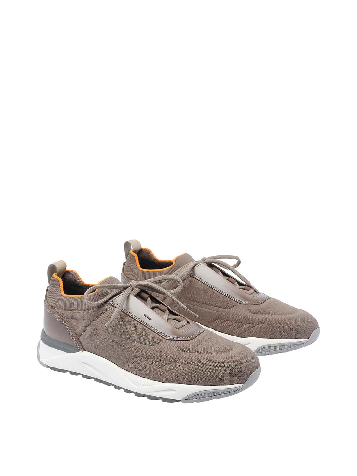 Beige Groove Sneakers MBIO22132BGRTHODM20 (Santoni / スニーカー ) | Santoni (サントーニ)(1)