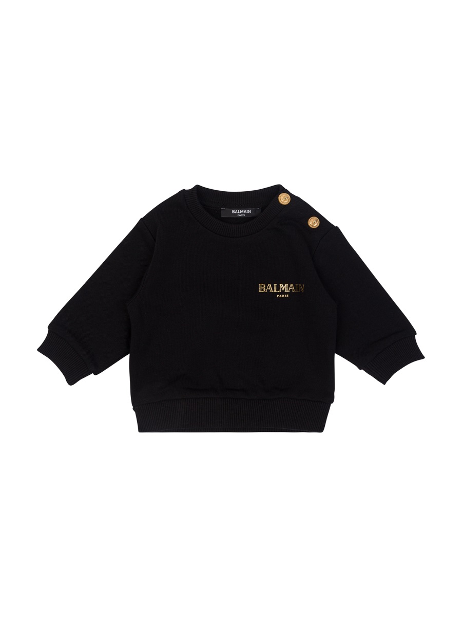 SWEATSHIRT WITH LOGO BX4530KZ3183930OR (Balmain / スウェット・フーディー ) | Balmain (バルマン)