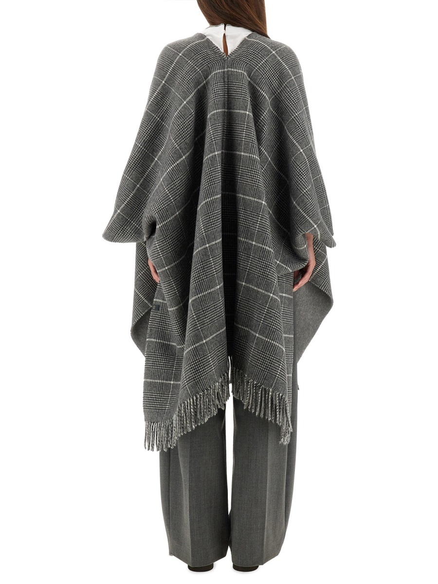 WOOL PONCHO WITH BANGS MSCDAGP31CBL42 (Brunello Cucinelli / カジュアルジャケット ) | Brunello Cucinelli (ブルネロ・クチネリ)(2)