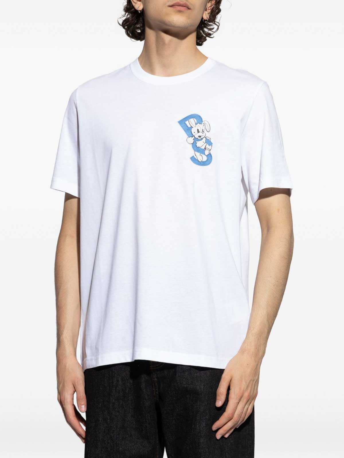 Bunny Repeat Cotton T-Shirt 21572765745013 (PS Paul Smith / Tシャツ・カットソー ) | PS Paul Smith (ピーエス ポール・スミス)(1)