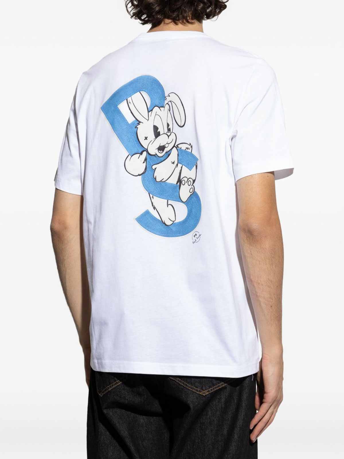 Bunny Repeat Cotton T-Shirt 21572765745013 (PS Paul Smith / Tシャツ・カットソー ) | PS Paul Smith (ピーエス ポール・スミス)(2)
