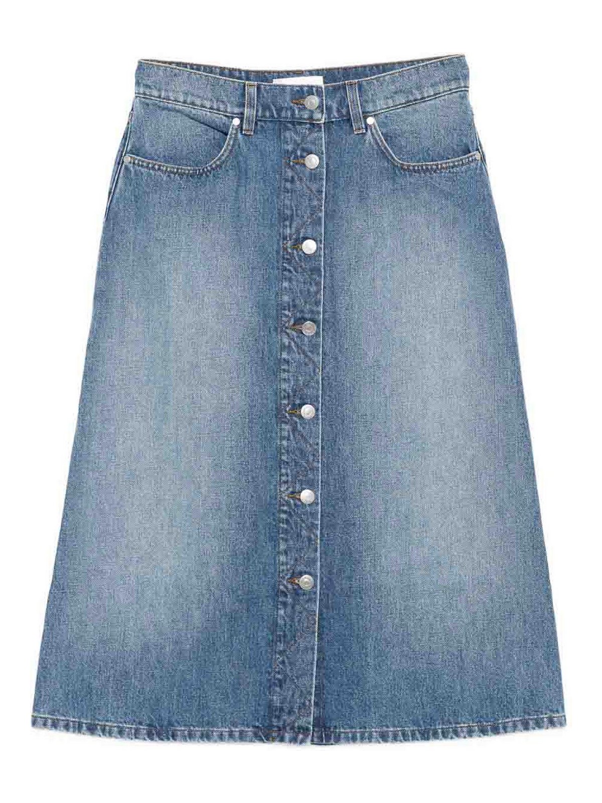 Denim Cotton Midi Skirt 800000715933011 (Stella McCartney / スカート ) | Stella McCartney (ステラ マッカートニー)