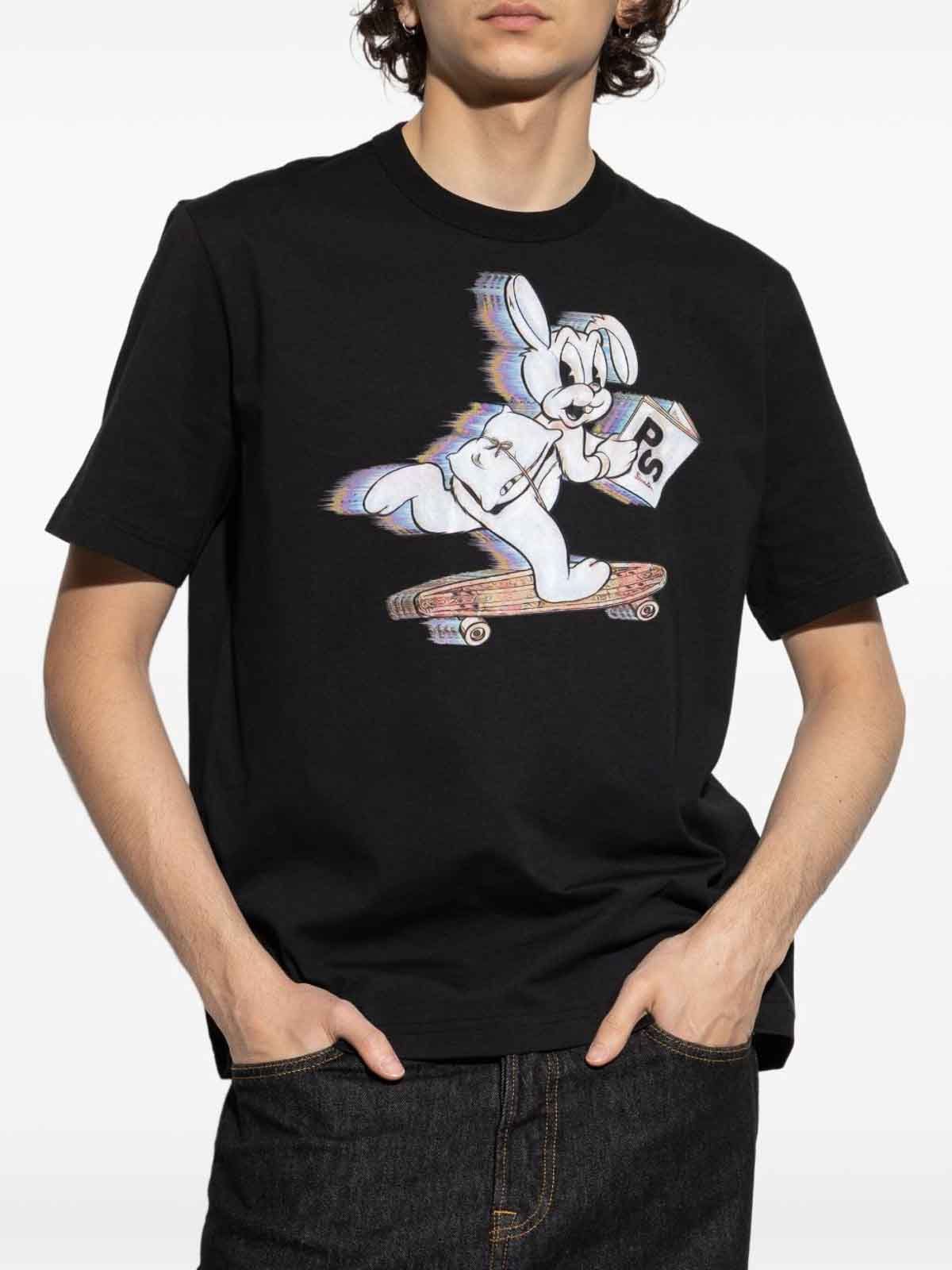Skate Bunny Cotton T-Shirt 10014526691201E15 (PS Paul Smith / Tシャツ・カットソー ) | PS Paul Smith (ピーエス ポール・スミス)(1)