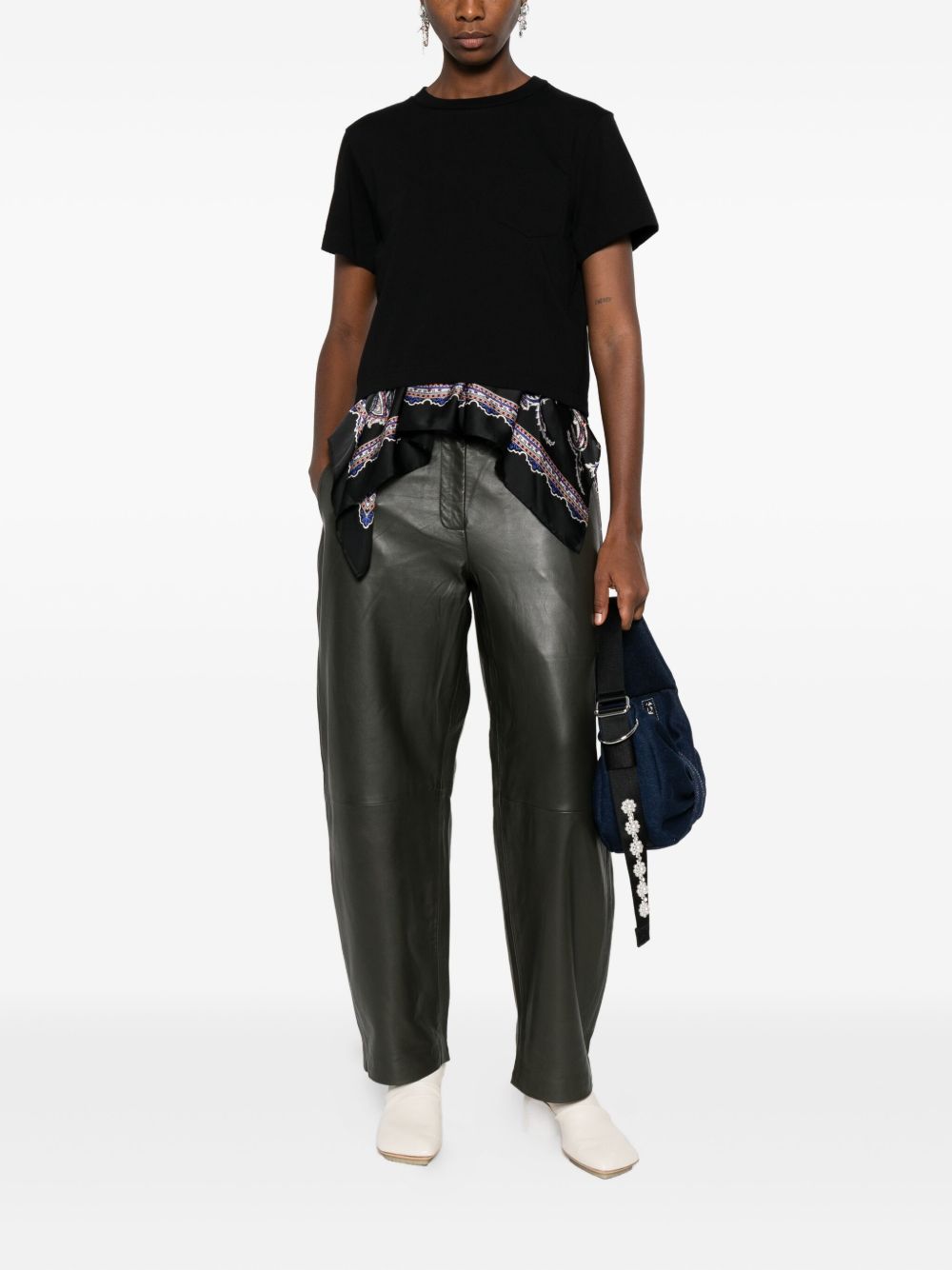 Sacai T-shirts and Polos Black 2508149002 (sacai / Tシャツ・カットソー ) | sacai (サカイ)(2)