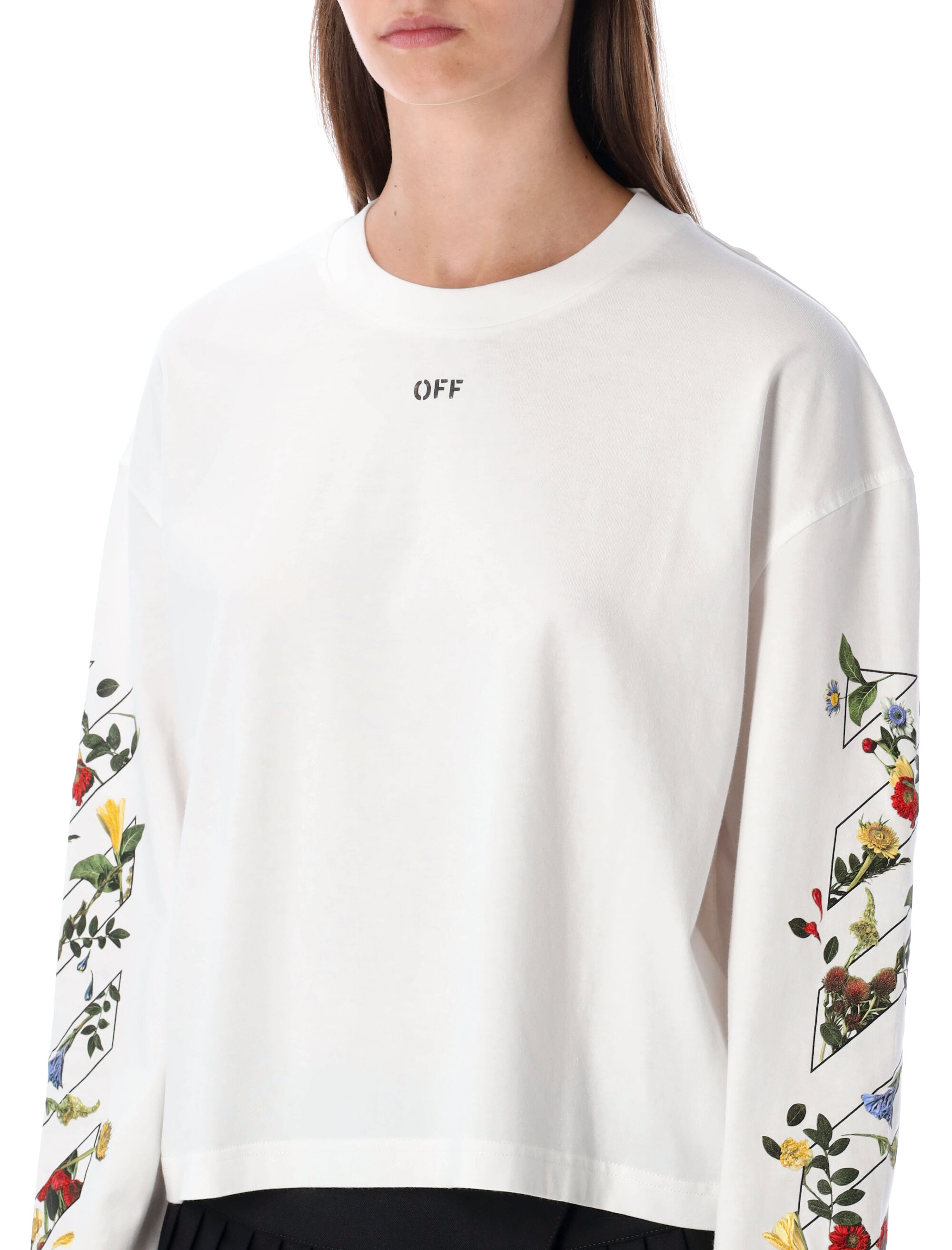 Off-White T-shirts and Polos White OWAB038F25JER0010110 (Off-White / Tシャツ・カットソー ) | Off-White (オフホワイト)(2)
