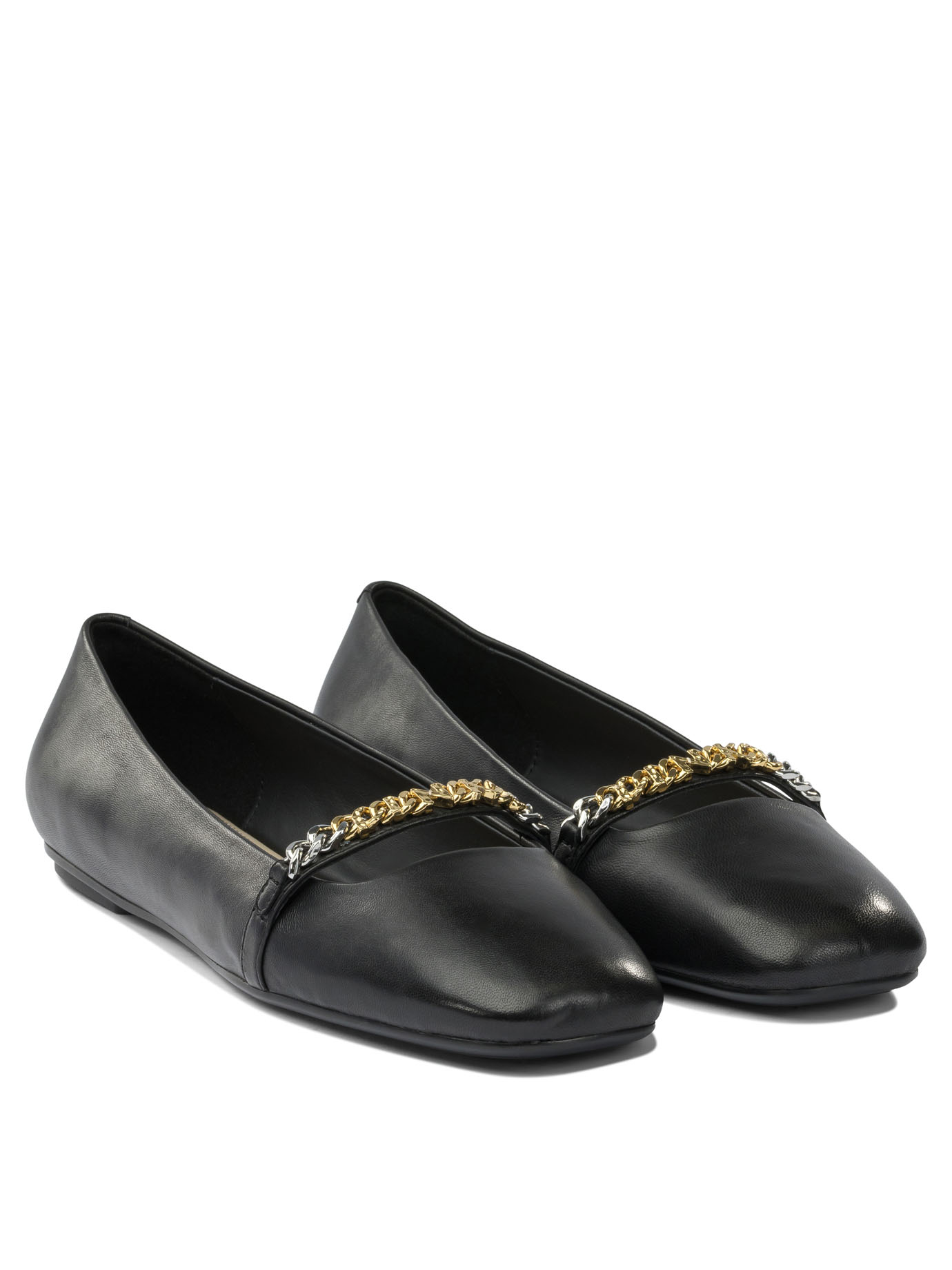 Leather ballet flats with square toe SD0383P003Z99 (PINKO / フラットシューズ ) | PINKO (ピンコ)(1)