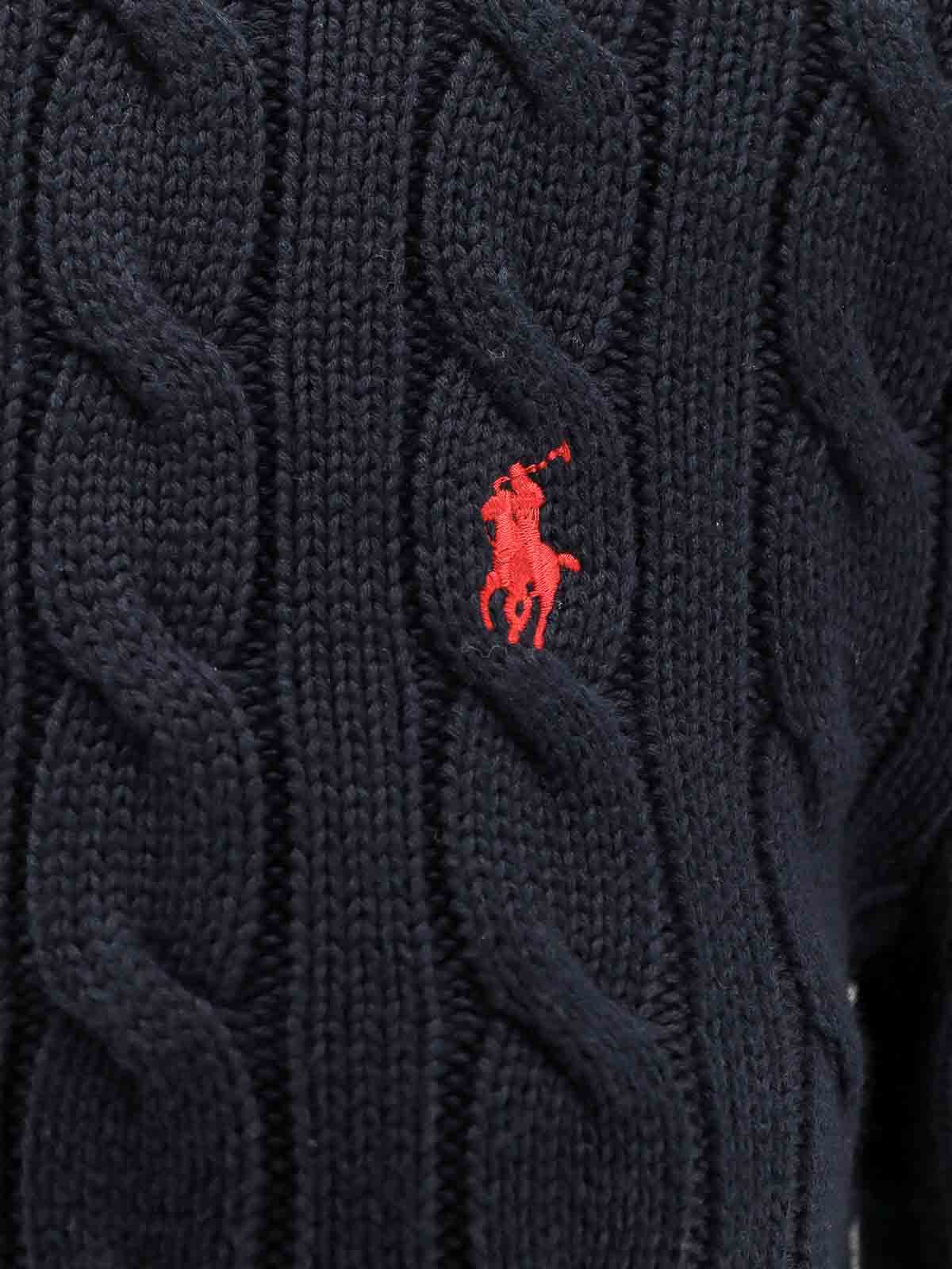 Cotton cardigan with contrasting logo 211971868008 (Polo Ralph Lauren / ニット・セーター・カーディガン ) | Polo Ralph Lauren (ポロ ラルフ ローレン)(2)