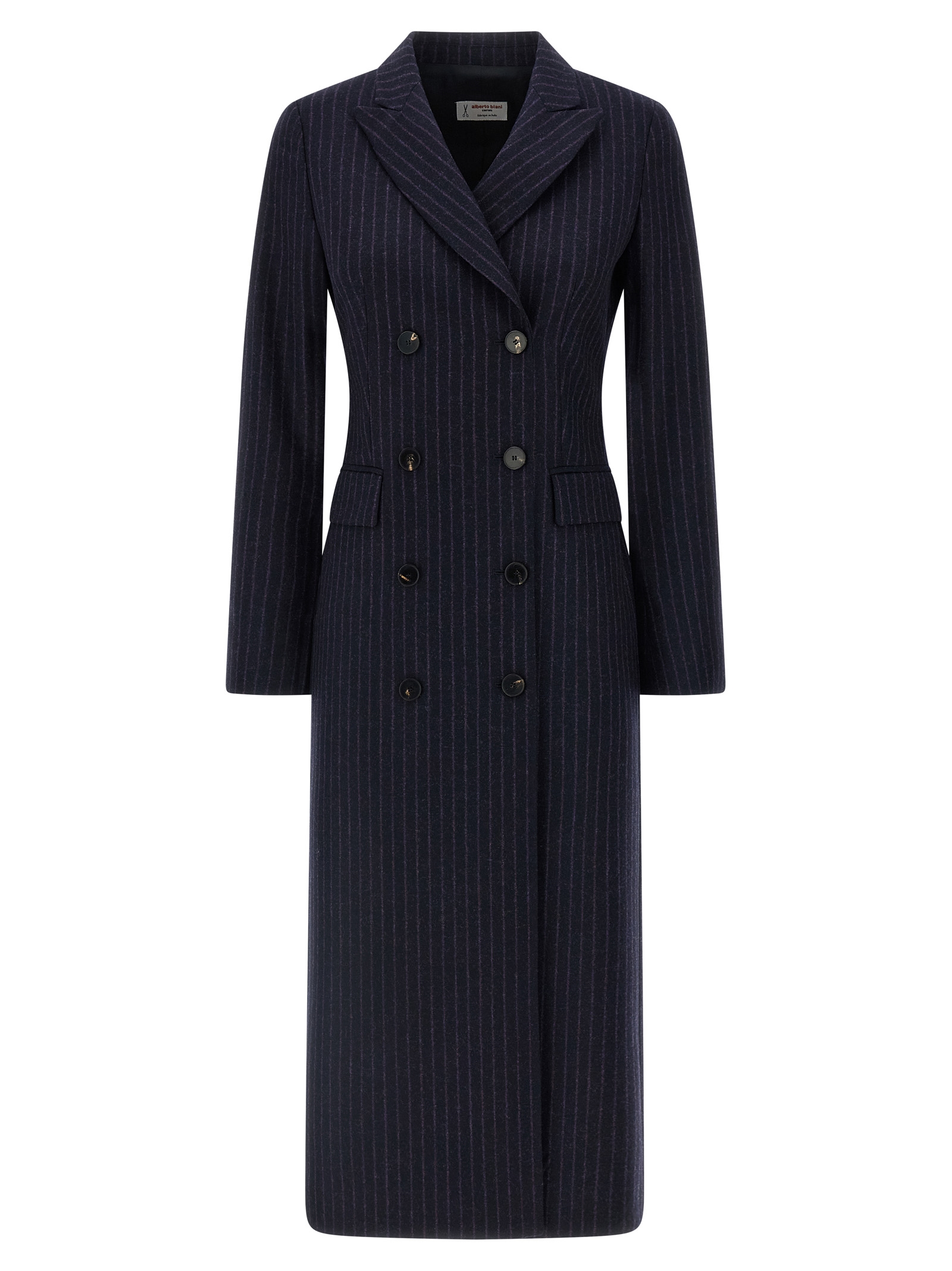 Pinstripe coat EE841W0114180 (alberto biani / コート ) | alberto biani (アルベルト ビアーニ)