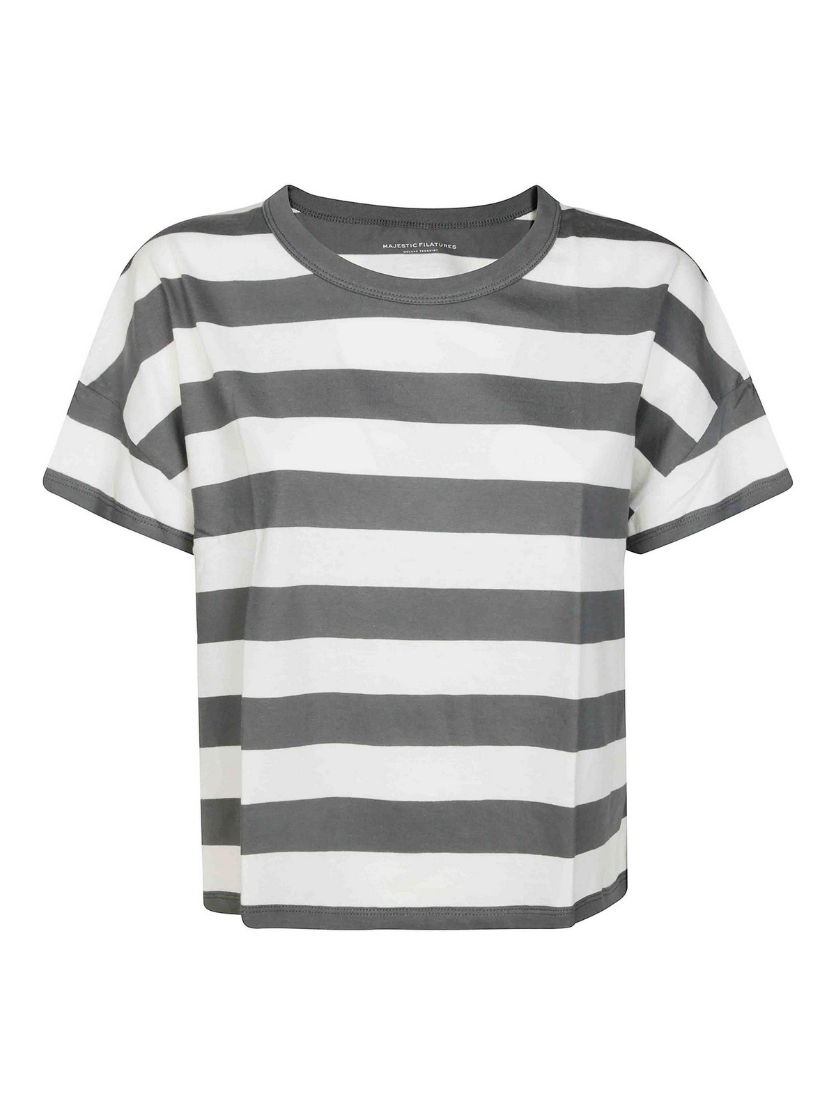 Col Rond Mc M456FTS998226GALET (MAJESTIC FILATURES / Tシャツ・カットソー ) | MAJESTIC FILATURES (マジェスティック フィラチュール)