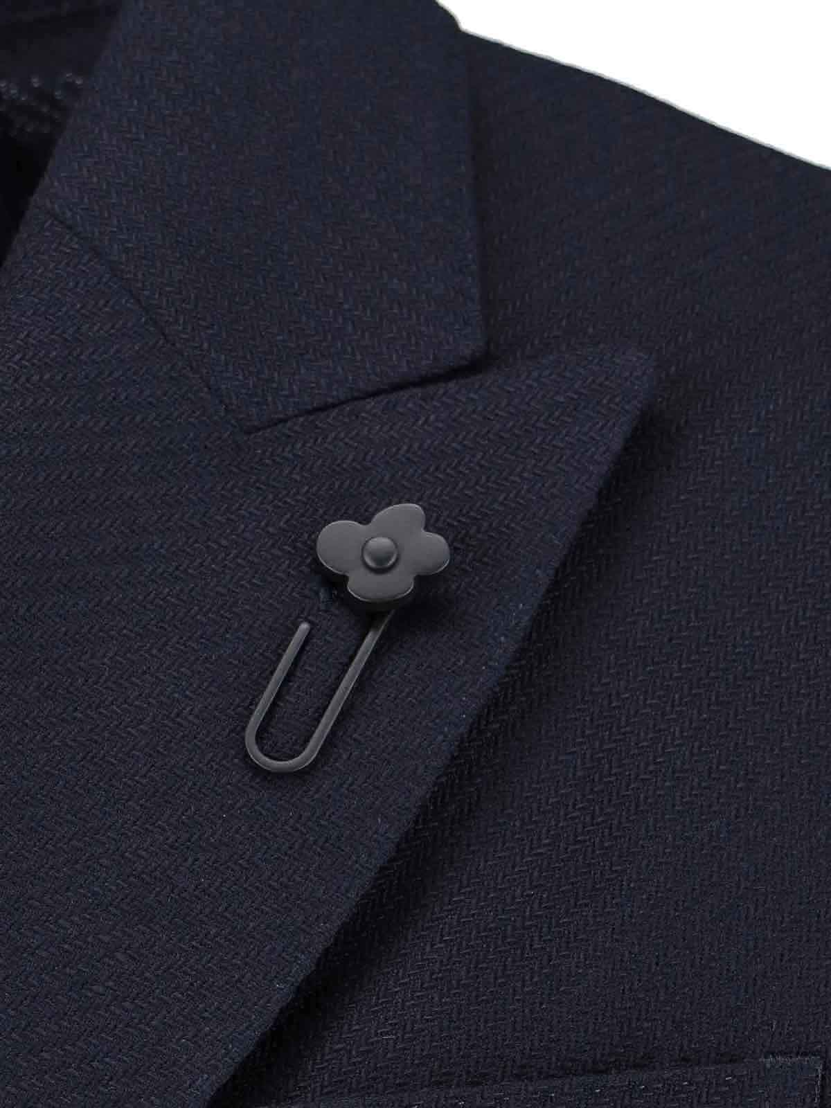 Double -breasted blazer in virgin wool CN6203EJCN65501850 (LARDINI / ブレザー・ジャケット ) | LARDINI (ラルディーニ)(3)