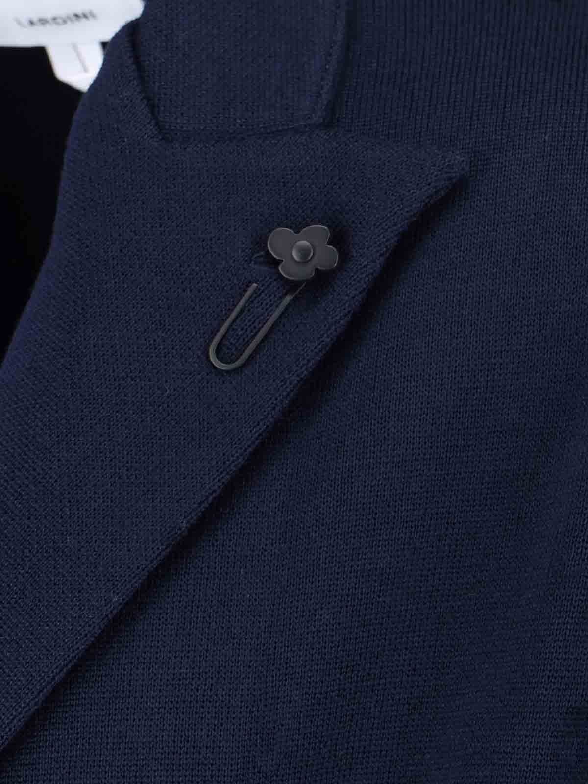 Double -breasted blazer in virgin wool CNLJM57CN65000850 (LARDINI / ブレザー・ジャケット ) | LARDINI (ラルディーニ)(2)