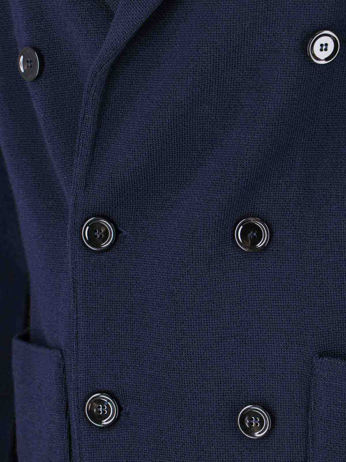 Double -breasted blazer in virgin wool CNLJM57CN65000850 (LARDINI / ブレザー・ジャケット ) | LARDINI (ラルディーニ)(3)