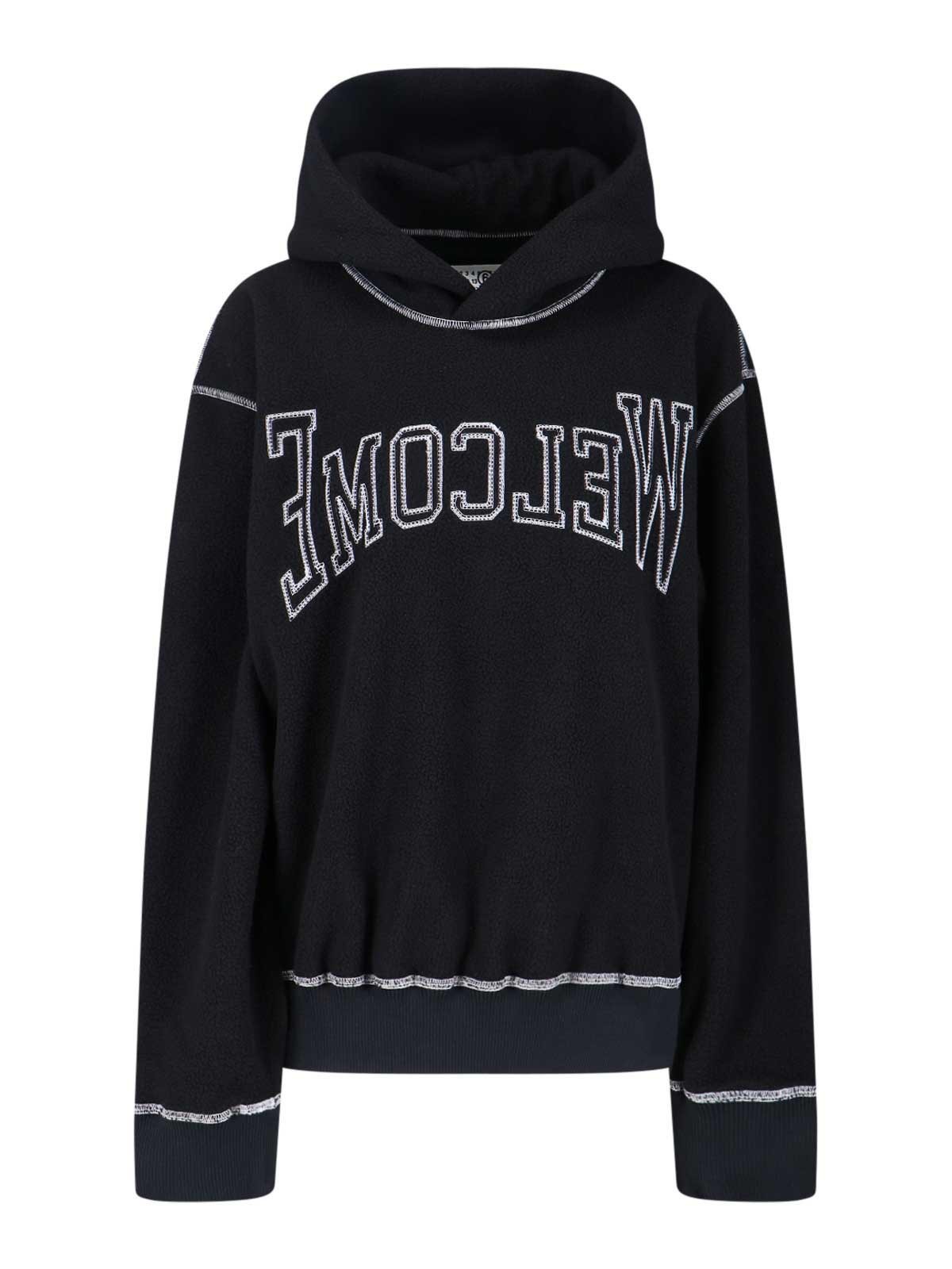Logo hooded sweatshirt S52GU0243M20126900 (MM6 Maison Margiela / スウェット・フーディー ) | MM6 Maison Margiela (エムエムシックス)