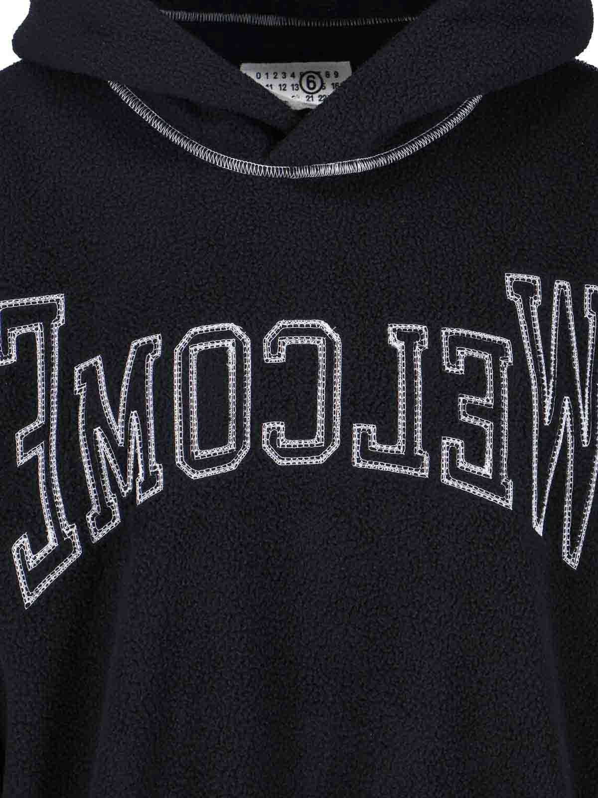 Logo hooded sweatshirt S52GU0243M20126900 (MM6 Maison Margiela / スウェット・フーディー ) | MM6 Maison Margiela (エムエムシックス)(4)