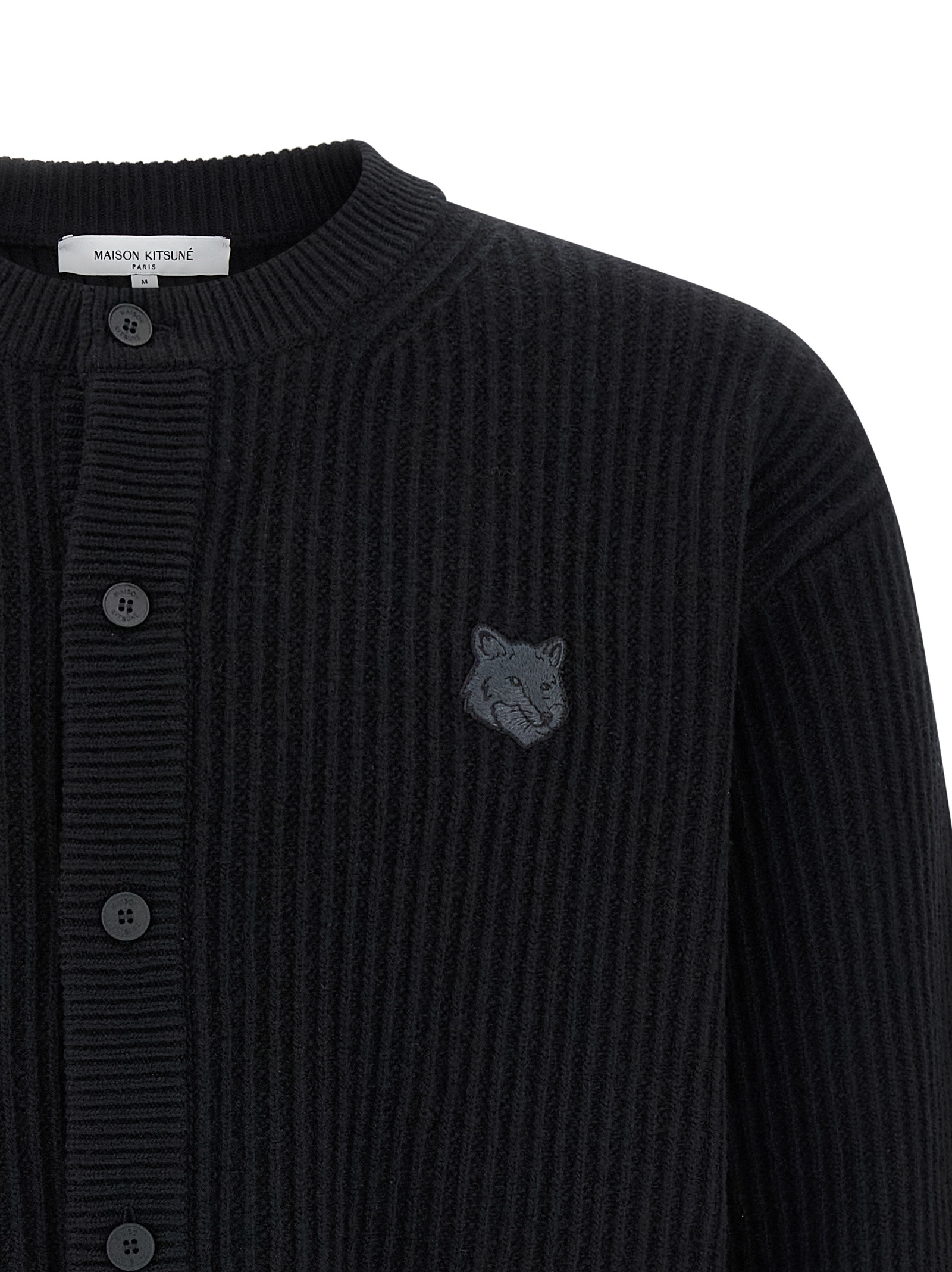 'Fox Head' cardigan PM00508KT1149P199 (Maison Kitsuné / ニット・セーター・カーディガン ) | Maison Kitsuné (メゾン キツネ)(2)