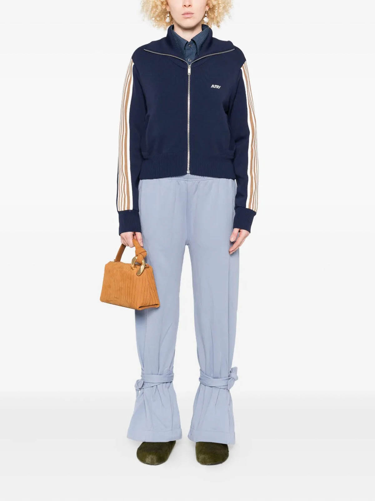 Blue sweatshirt white stripes JAPWB7KBBLUE (AUTRY / スウェット・フーディー ) | AUTRY (オートリー)(2)