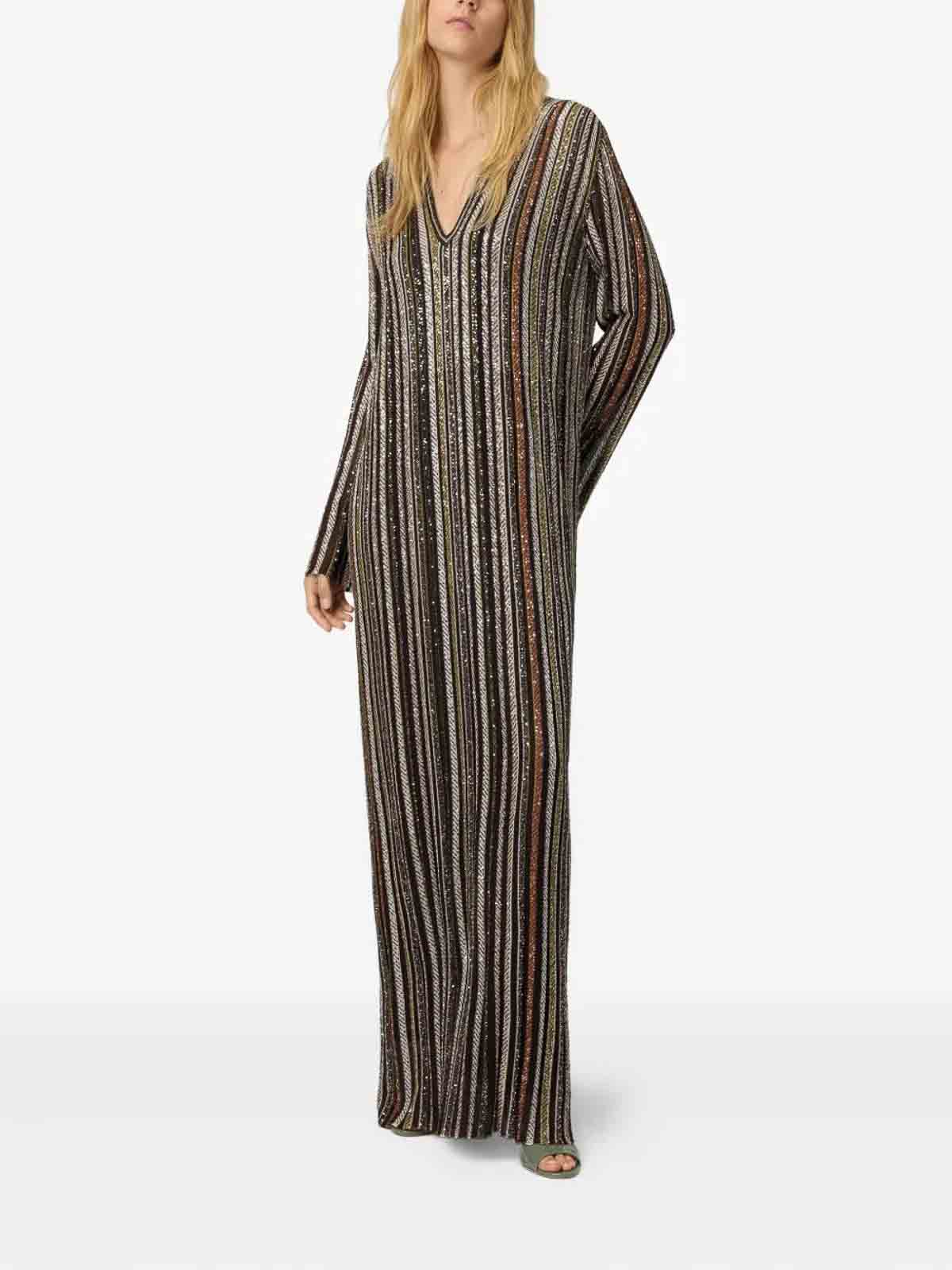 Long dress DS25WG05BK01C3SM9T5 (MISSONI / ワンピース・ドレス・オールインワン ) | MISSONI (ミッソー二)(4)