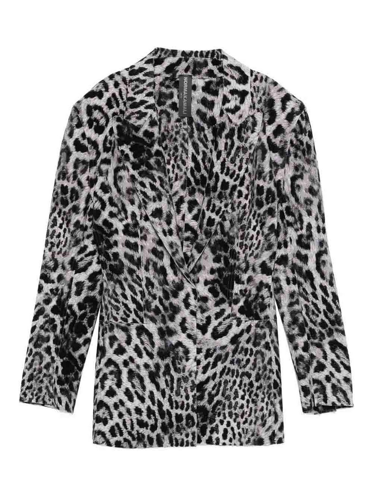 Blazer Animalier KK2254PLF18678ANIMAL (NORMA KAMALI / ブレザー・ジャケット ) | NORMA KAMALI (ノーマカマリ)