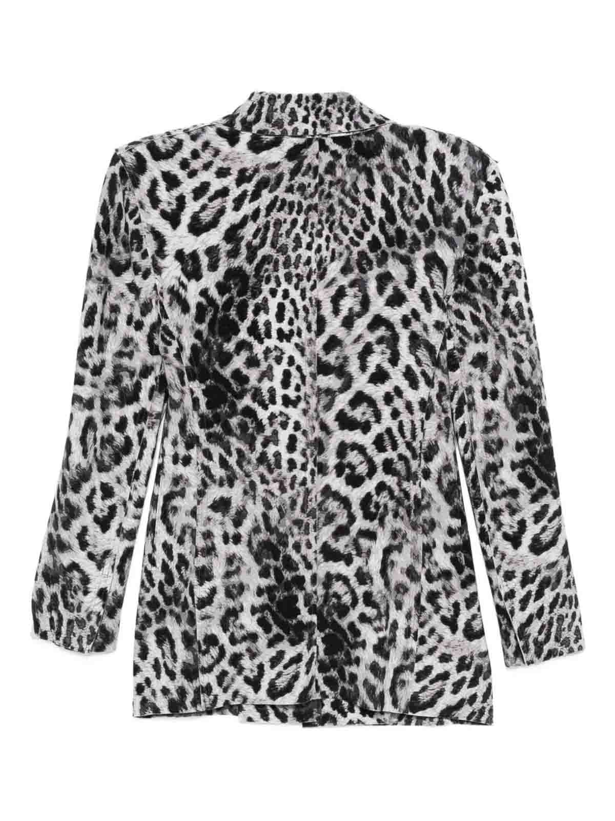 Blazer Animalier KK2254PLF18678ANIMAL (NORMA KAMALI / ブレザー・ジャケット ) | NORMA KAMALI (ノーマカマリ)(1)