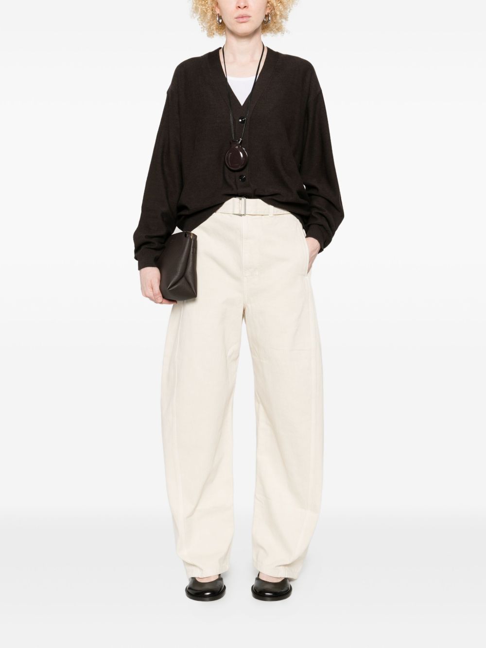 LEMAIRE Sweaters Brown TO1082DLK087397 (LEMAIRE / ニット・セーター・カーディガン ) | LEMAIRE (ルメール)(1)