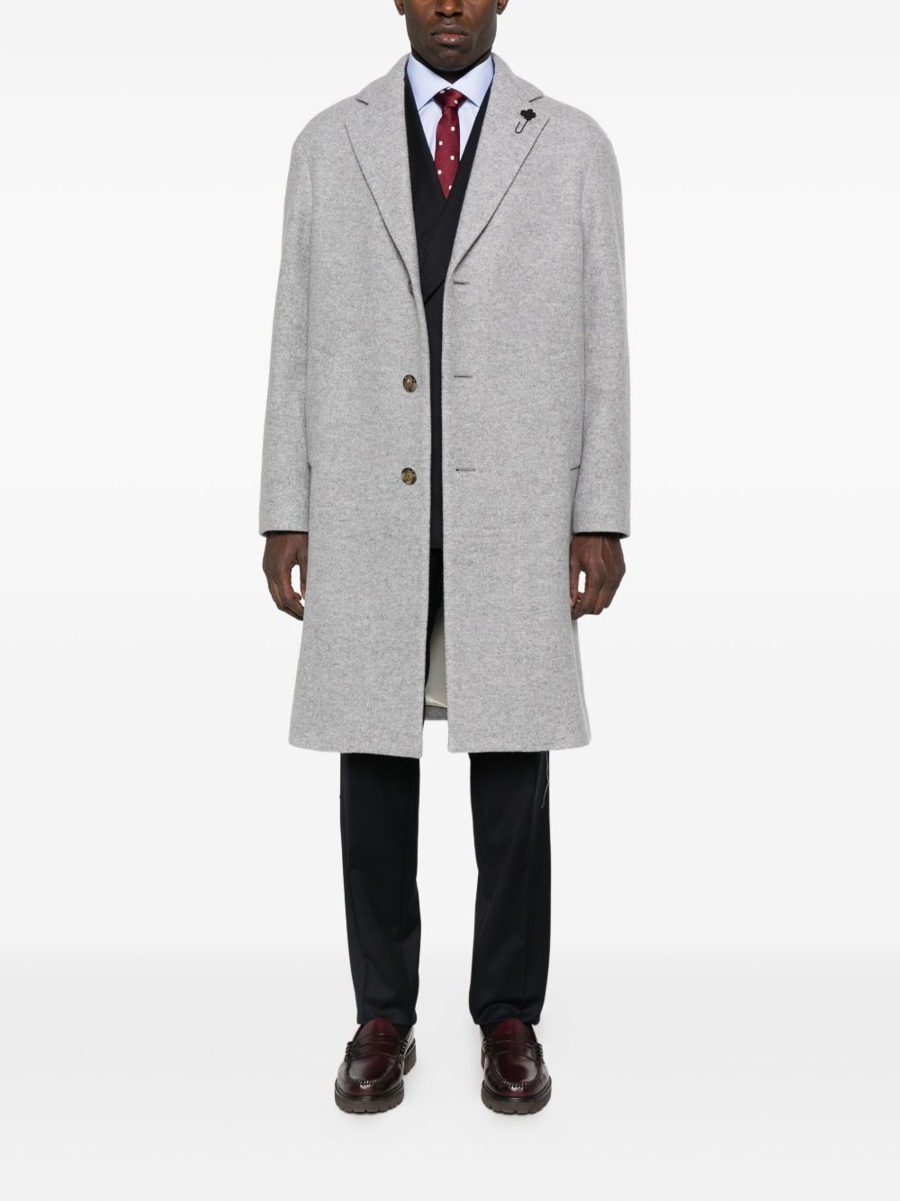 Lardini Coats Grey AA23152CN65603910 (LARDINI / コート ) | LARDINI (ラルディーニ)(1)