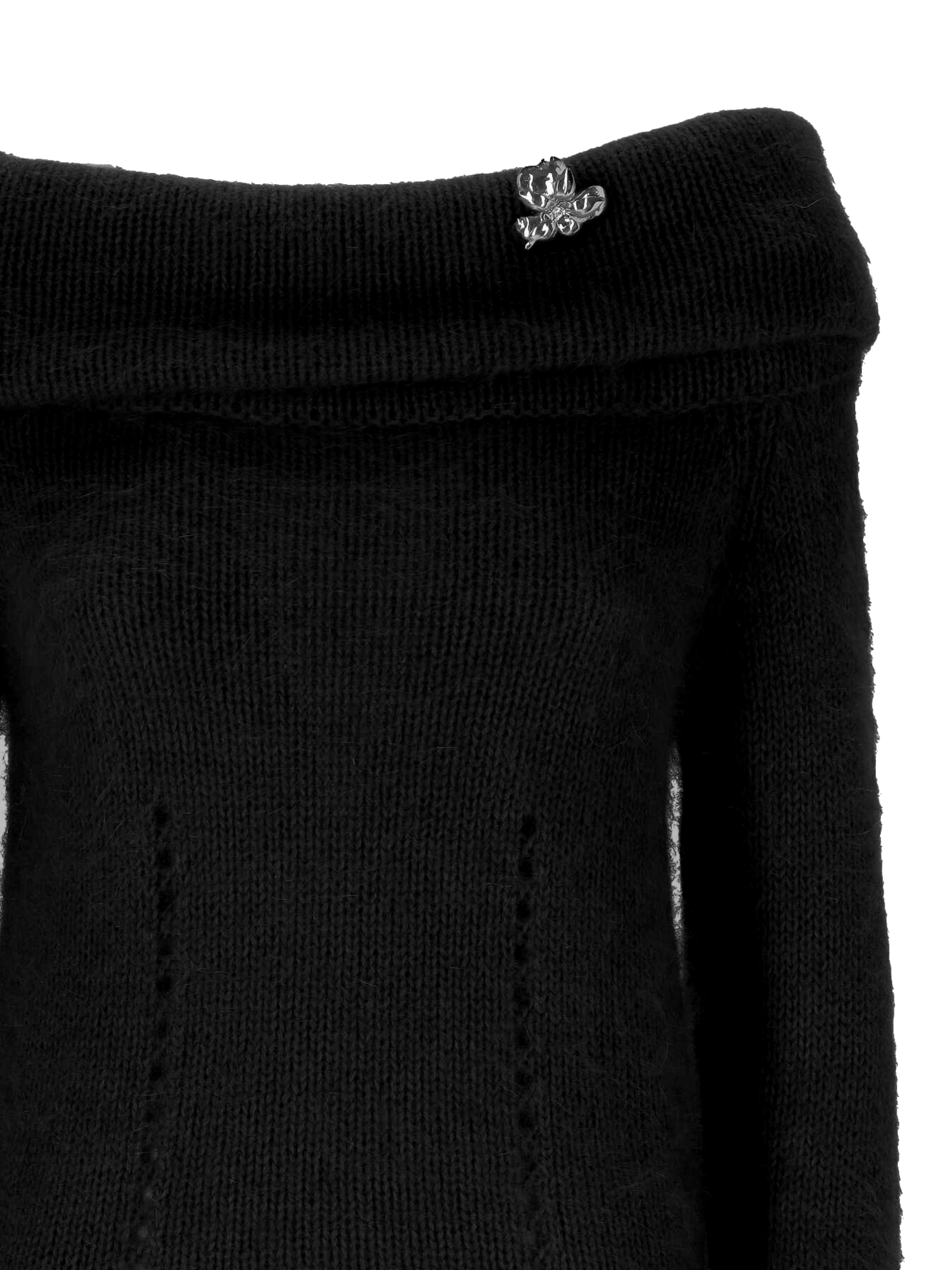 Blumarine Sweaters Black A544M183AN0990 (Blumarine / ニット・セーター・カーディガン ) | Blumarine (ブルマリン)(1)