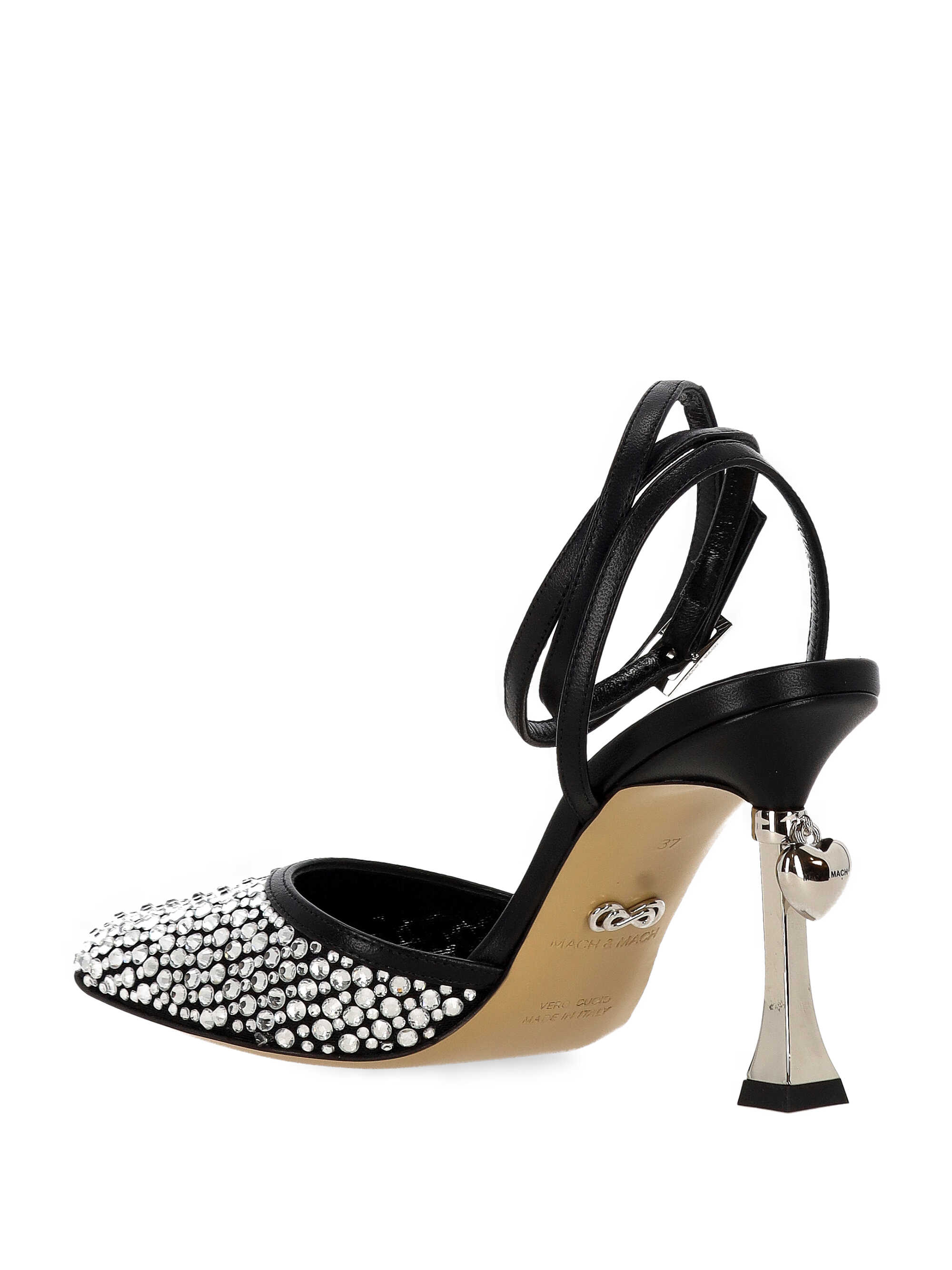 MACH & MACH With Heel PF25S096895NETB15BLACKCRYSTAL (MACH & MACH / パンプス・ハイヒール ) | MACH & MACH (マッハ&マッハ)(2)