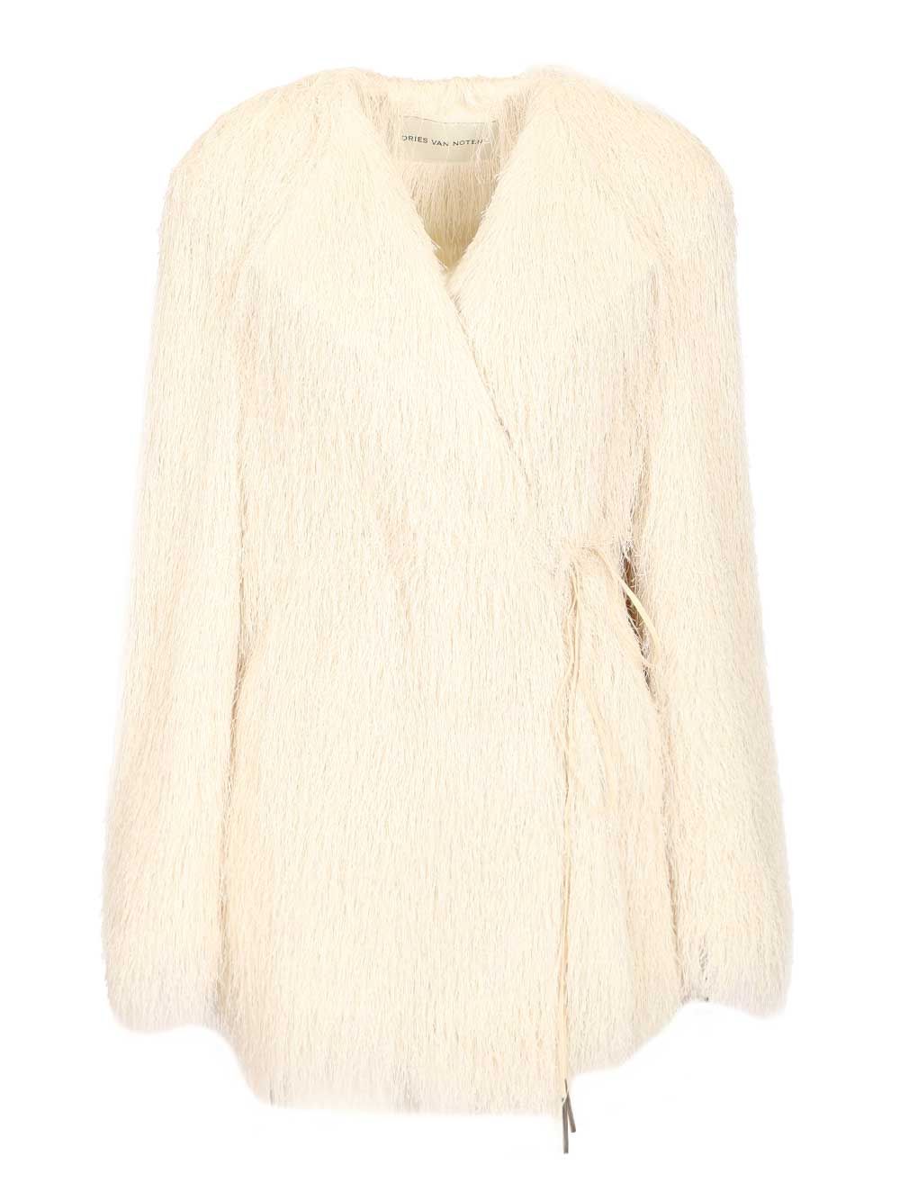 Jacket with fringes 25201026320311 (Dries Van Noten / レザー&ファージャケット・コート ) | Dries Van Noten (ドリスヴァンノッテン)