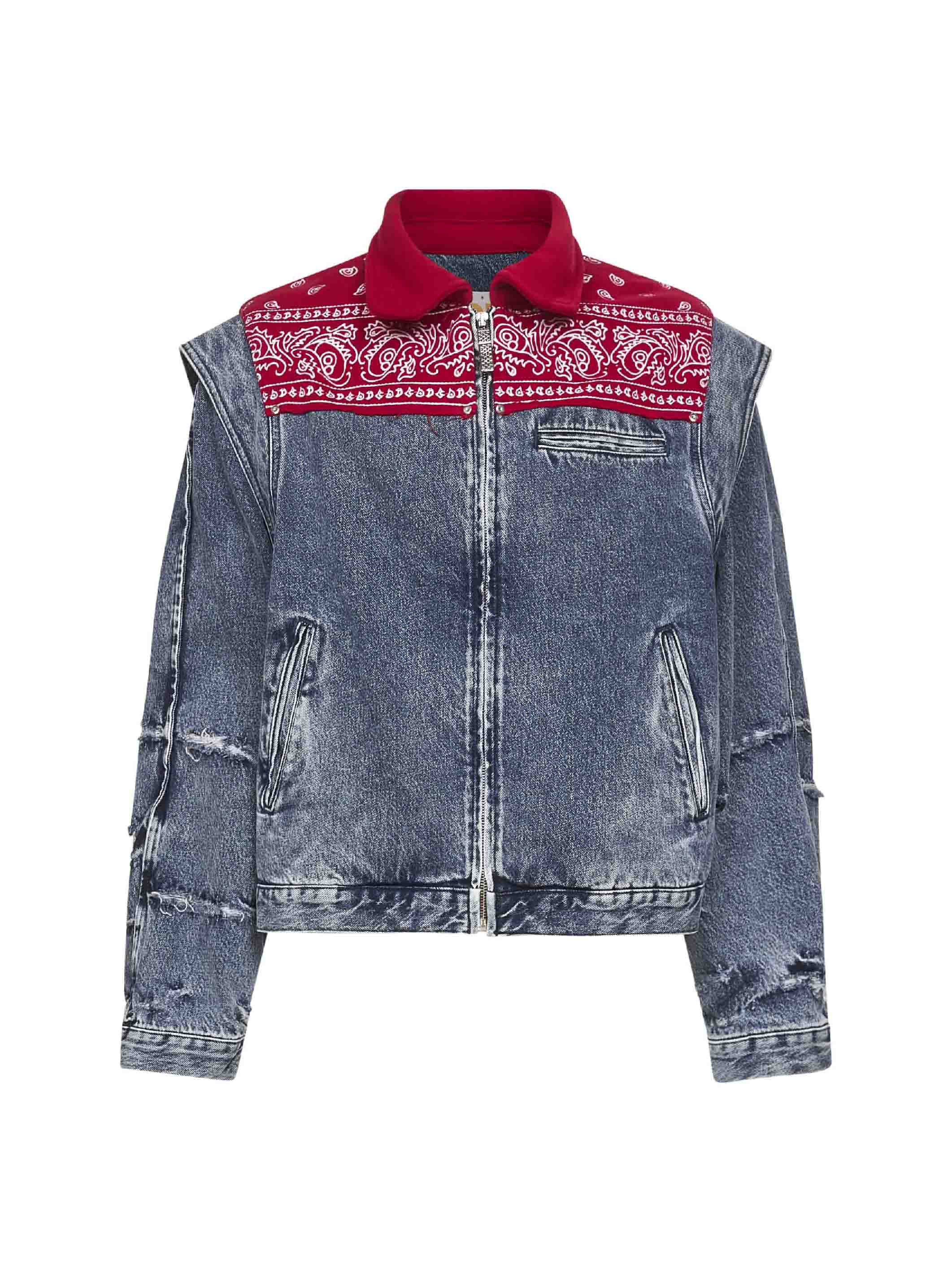 PDF Coats Blue DFM09027DF121BLUEWASHWHBLU (PDF / カジュアルジャケット ) | PDF (プロジェクト ドメニコ フォルミケッティ)