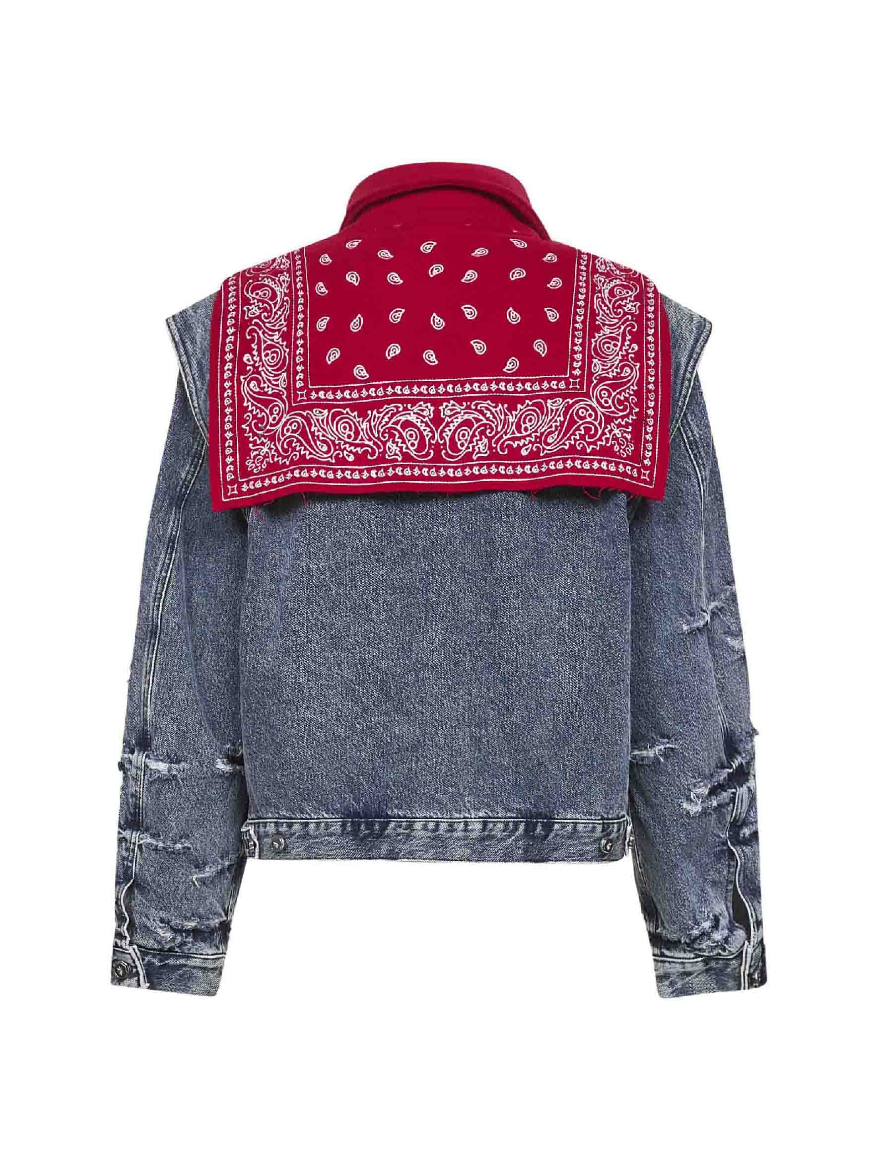 PDF Coats Blue DFM09027DF121BLUEWASHWHBLU (PDF / カジュアルジャケット ) | PDF (プロジェクト ドメニコ フォルミケッティ)(1)