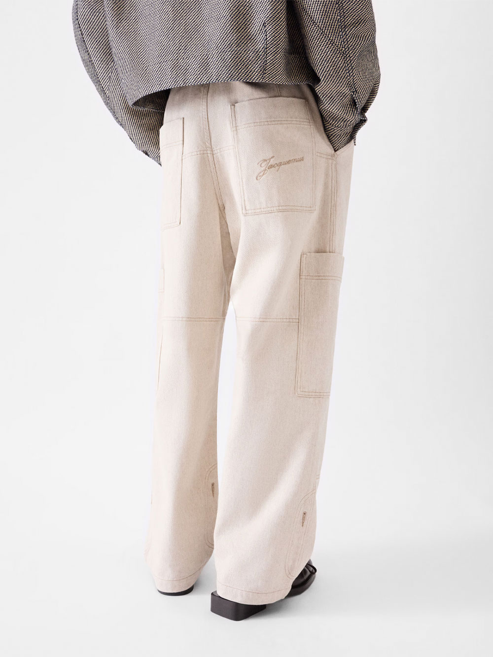 LE CARGO DE-NÎMES CARRÉ IN COTTON AND HEMP PAM00541AD00044130 (JACQUEMUS / ジーンズ ) | JACQUEMUS (ジャックムス)(2)