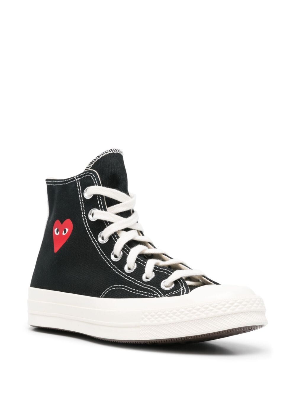 SMALL RED HEART HIGH-TOP SNEAKERS P1K129BLACK (PLAY Comme Des Garçons / スニーカー ) | PLAY Comme Des Garçons (プレイ コムデギャルソン)(1)
