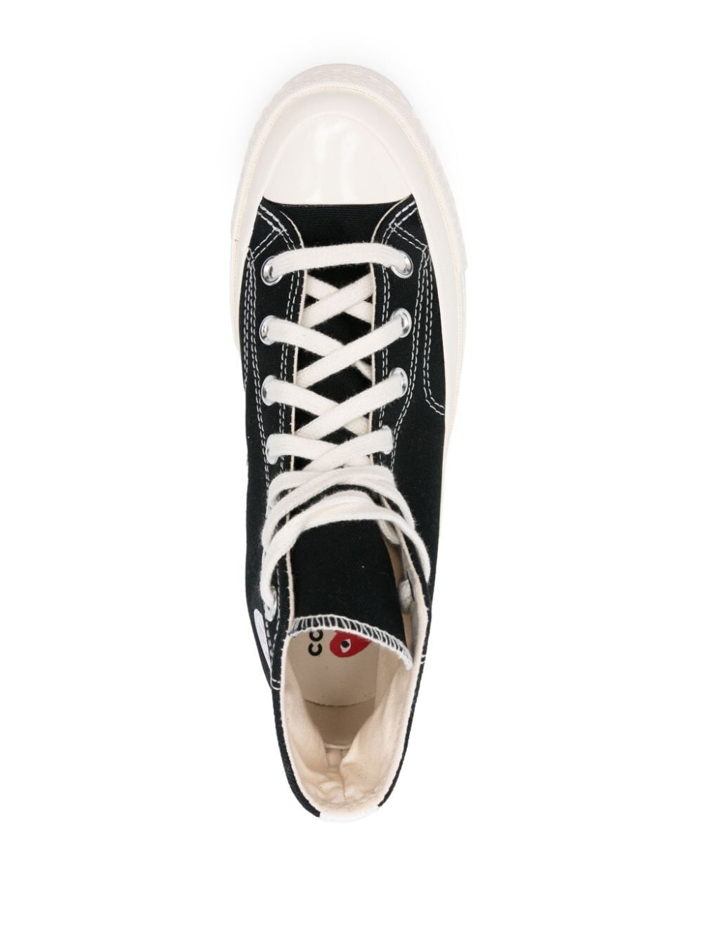 SMALL RED HEART HIGH-TOP SNEAKERS P1K129BLACK (PLAY Comme Des Garçons / スニーカー ) | PLAY Comme Des Garçons (プレイ コムデギャルソン)(3)
