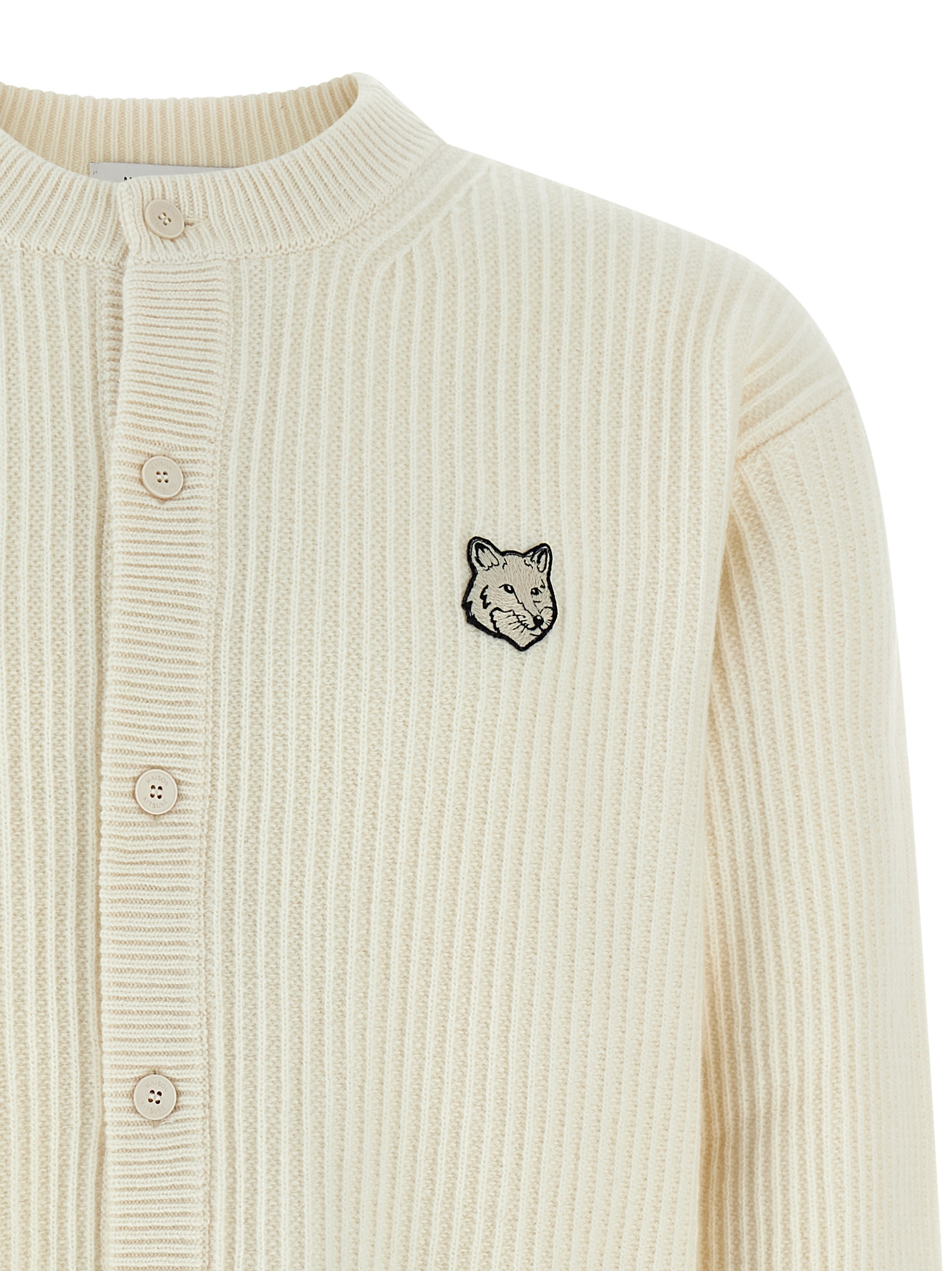 'Fox Head' cardigan PM00508KT1149P700 (Maison Kitsuné / ニット・セーター・カーディガン ) | Maison Kitsuné (メゾン キツネ)(2)