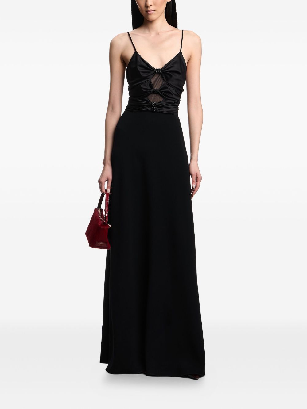 Emporio Armani Dresses Black EW001342AF10206UC001 (EMPORIO ARMANI / ワンピース・ドレス・オールインワン ) | EMPORIO ARMANI (エンポリオ アルマーニ)(1)