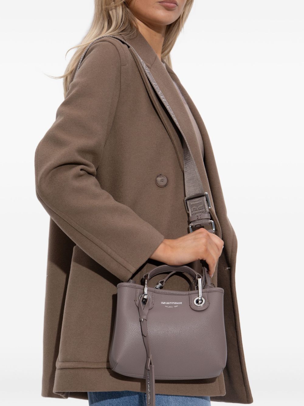 Emporio Armani Bags.. Dove Grey EW000382AF12036M1057 (EMPORIO ARMANI / ハンドバッグ・ショルダーバッグ ) | EMPORIO ARMANI (エンポリオ アルマーニ)(3)